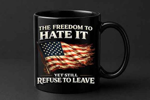 Patriotic Quote PNG American Flag Freedom Design Digital Download SVG BillahCrafts 