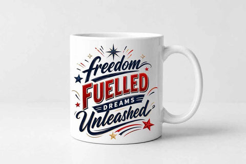 Patriotic Quote PNG Freedom Sublimation Digital Download SVG BillahCrafts 