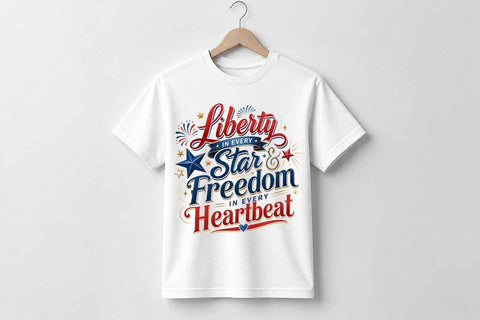 Patriotic Quote PNG Liberty Freedom Sublimation Design Digital Download SVG BillahCrafts 
