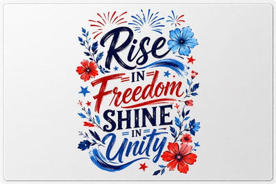 Patriotic Quote PNG Rise In Freedom Shine In Unity Sublimation Design SVG BillahCrafts 