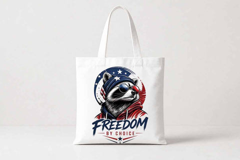 Patriotic Raccoon PNG Freedom Sublimation Design Digital Download SVG BillahCrafts 