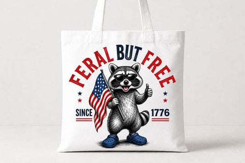 Patriotic Raccoon PNG Funny Freedom Animal Digital Download SVG BillahCrafts 