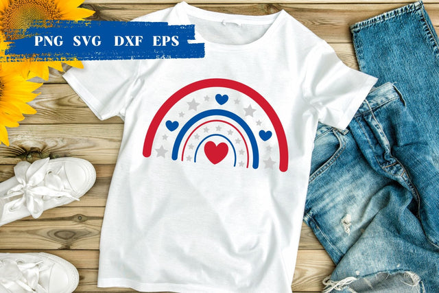Patriotic Rainbow USA SVG SVG SvgOcean 