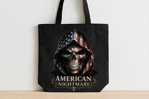Patriotic Skull Shirt Design PNG – American Flag Hooded Graphic SVG BillahCrafts 