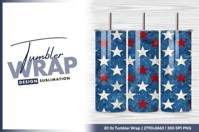 Patriotic stars seamless pattern red white blue Sublimation Regulrcrative 