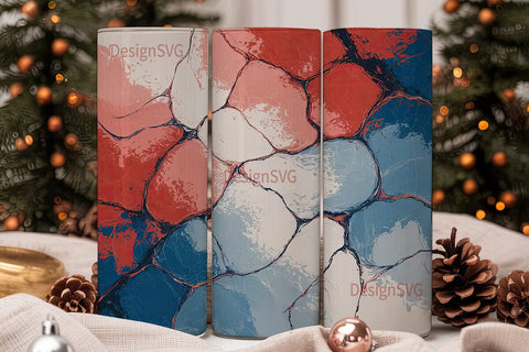 Patriotic Stone Texture 20oz Tumbler Sublimation DesignSVG 