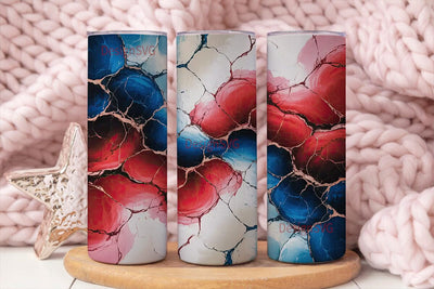 Patriotic Stone Texture 20oz Tumbler Sublimation DesignSVG 