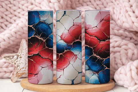 Patriotic Stone Texture 20oz Tumbler Sublimation DesignSVG 