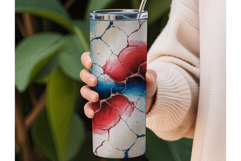 Patriotic Stone Texture 20oz Tumbler Sublimation DesignSVG 