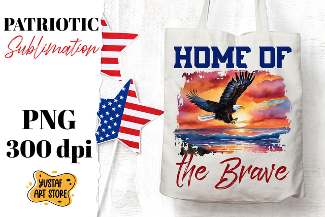 Patriotic sublimation. Watercolor American eagle sublimation Sublimation Yustaf Art Store 