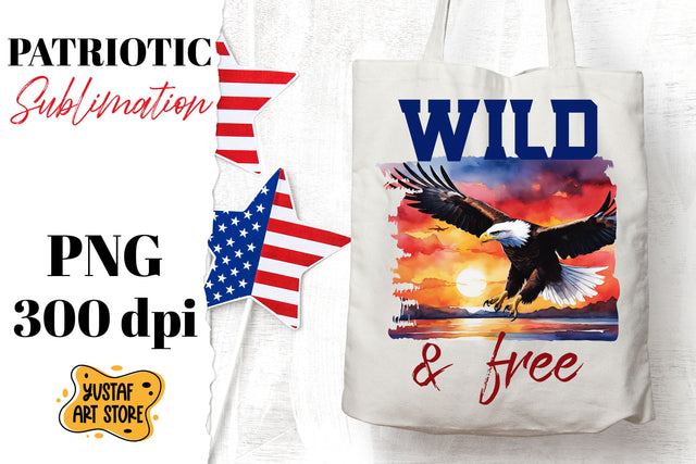 Patriotic sublimation. Watercolor American eagle sublimation Sublimation Yustaf Art Store 