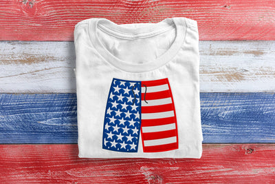 Patriotic Swim Trunks Applique Embroidery Embroidery/Applique DESIGNS Designed by Geeks 