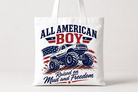Patriotic Truck PNG All American Boy Monster Truck Digital Download SVG BillahCrafts 