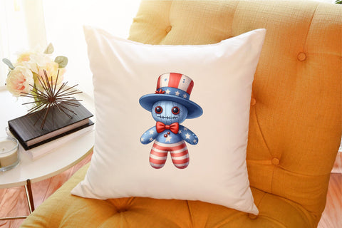 Patriotic Voodoo Doll Clipart Sublimation designartist 