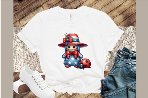 Patriotic Voodoo Doll Clipart Sublimation designartist 