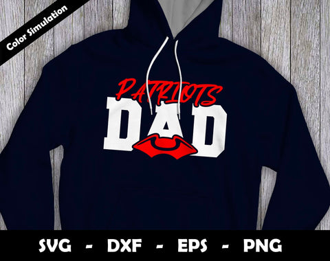 Patriots Dad SVG Cut File, Patriots logo SVG Design, Patriots Dad Football, T-Shirt Sublimation Design Png SVG Arthur Arellano 