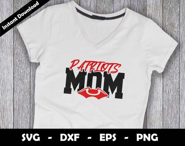 Patriots Mom SVG Cut File, Patriots logo SVG Design, Patriots Mom Football, T-Shirt Sublimation Design Png SVG Arthur Arellano 