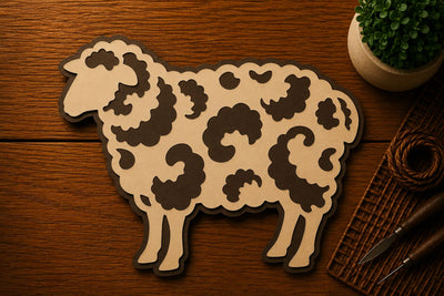 Patterned Sheep Farm Animal Laser Cut SVG File SVG Regulrcrative 