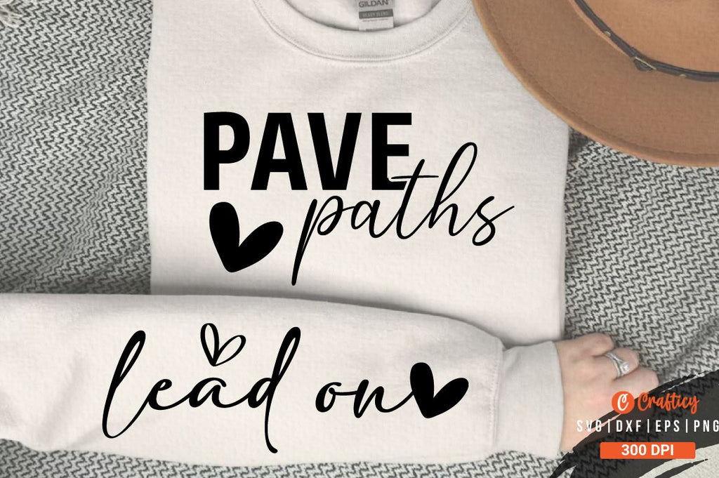 Pave Paths SVG Sleeve Design - So Fontsy