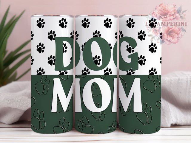Paw Print Dog Mom Tumbler Wrap, Paw Print Design, Dog Lover Gift Idea, 20oz Pet Tumbler, Custom Dog Mom Wrap, Animal Lover Tumbler Sublimation Li Zamperini 