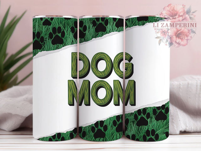 Paw Print Dog Mom Tumbler Wrap, Paw Print Design, Dog Lover Gift Idea, 20oz Pet Tumbler, Custom Dog Mom Wrap, Animal Lover Tumbler Sublimation Li Zamperini 