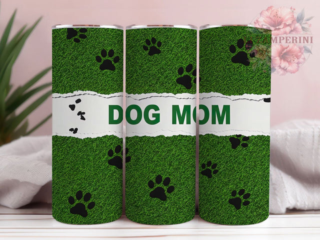 Paw Print Dog Mom Tumbler Wrap, Paw Print Design, Dog Lover Gift Idea, 20oz Pet Tumbler, Custom Dog Mom Wrap, Animal Lover Tumbler Sublimation Li Zamperini 