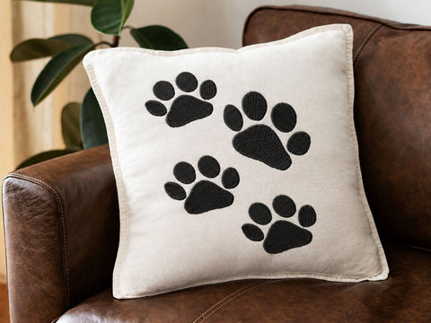 Paw Print Embroidery Design, Dog Cat Paw Tracks Machine Embroidery Pattern, Cute Pet Animal Paws, Digital Download for Tees, Bags and Towels Embroidery/Applique DESIGNS DesignDestine 