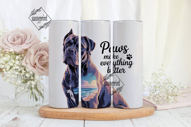 Paws Make Everything Better 20oz Tumbler Sublimation sassyprint 
