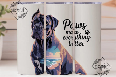 Paws Make Everything Better 20oz Tumbler Sublimation sassyprint 