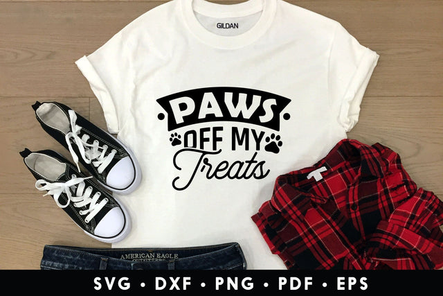 Paws off My Treats | Dog Quote SVG SVG CraftLabSVG 