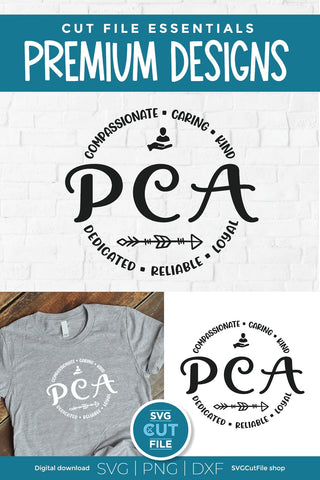 PCA svg, a personal care attendant svg for caregivers SVG SVG Cut File 