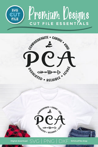 PCA svg, a personal care attendant svg for caregivers SVG SVG Cut File 