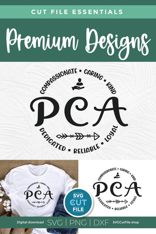 PCA svg, a personal care attendant svg for caregivers SVG SVG Cut File 
