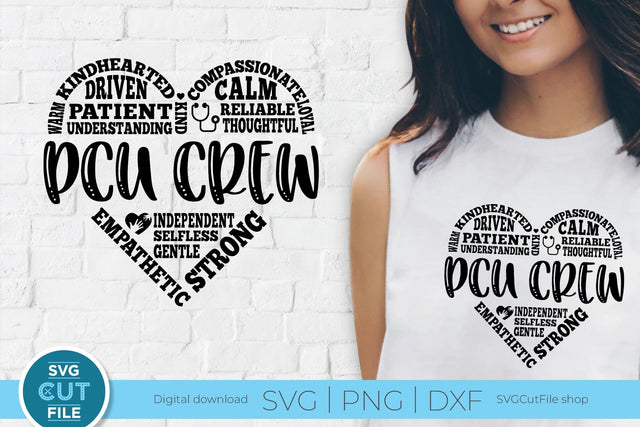 PCU Crew svg, Progressive Care Unit svg, pcu svg SVG SVG Cut File 