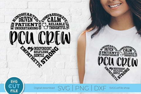 PCU Crew svg, Progressive Care Unit svg, pcu svg SVG SVG Cut File 