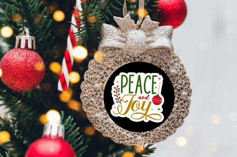 Peace and joy Stickers Design Sublimation Regulrcrative 