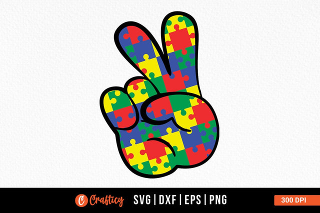 Peace Autism vector SVG Design SVG Designangry 