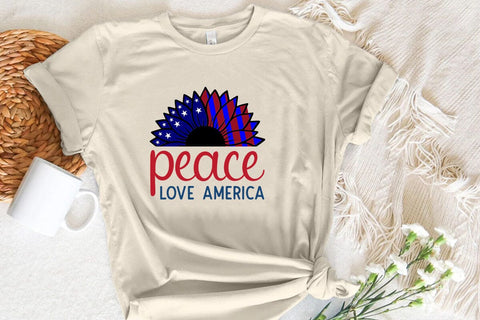 peace love america SVG Angelina750 