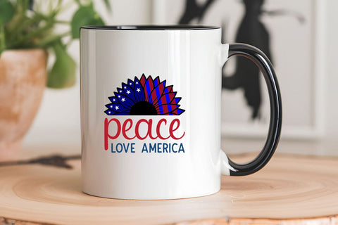 peace love america SVG Angelina750 