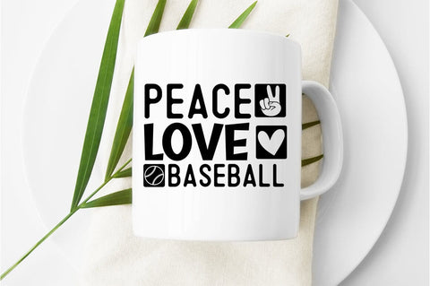 Peace love baseball SVG Design SVG Designangry 