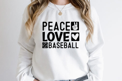 Peace love baseball SVG Design SVG Designangry 