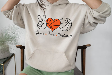 Peace love basketball SVG Design SVG Designangry 