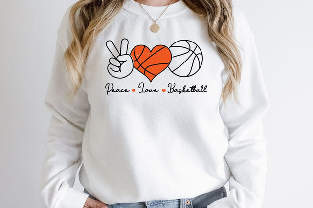 Peace love basketball SVG Design SVG Designangry 