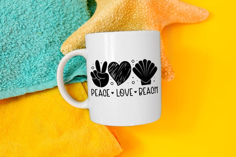 Peace Love Beach - Summer SVG SVG CraftLabSVG 