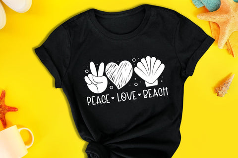 Peace Love Beach - Summer SVG SVG CraftLabSVG 