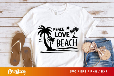 Peace love beach SVG Design SVG Designangry 