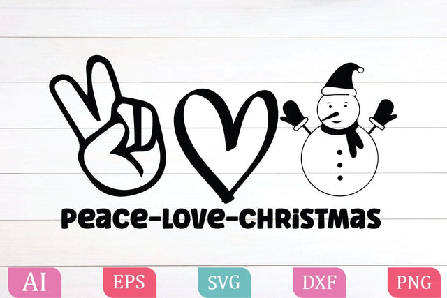 Peace Love Christmas, gnome svg, Christmas Shirt SVG,Funny Christmas Shirt SVG, Christmas Tree SVG, Popular Png, Svg Files For Cricut,love Christmas svg, love Christmas png, heart christmas png,heart Christmas svg SVG BB Type Studios 