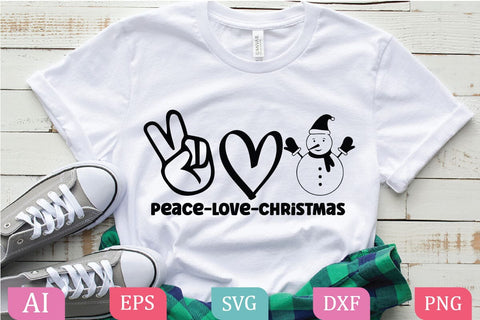Peace Love Christmas, gnome svg, Christmas Shirt SVG,Funny Christmas Shirt SVG, Christmas Tree SVG, Popular Png, Svg Files For Cricut,love Christmas svg, love Christmas png, heart christmas png,heart Christmas svg SVG BB Type Studios 