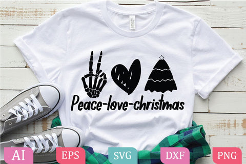 Peace Love Christmas SVG/PNG,Peace Love Christmas,Christmas Shirt SVG,Funny Christmas Shirt SVG, Christmas Tree SVG, Popular Png, Svg Files For Cricut,love Christmas svg, love Christmas png, heart christmas png,heart Christmas svg,Buffalo Plaid,gnome svg SVG BB Type Studios 