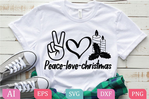 Peace Love Christmas SVG/PNG,Peace Love Christmas,Christmas Shirt SVG,Funny Christmas Shirt SVG, Christmas Tree SVG, Popular Png, Svg Files For Cricut,love Christmas svg, love Christmas png, heart christmas png,heart Christmas svg,Buffalo Plaid,gnome svg SVG BB Type Studios 